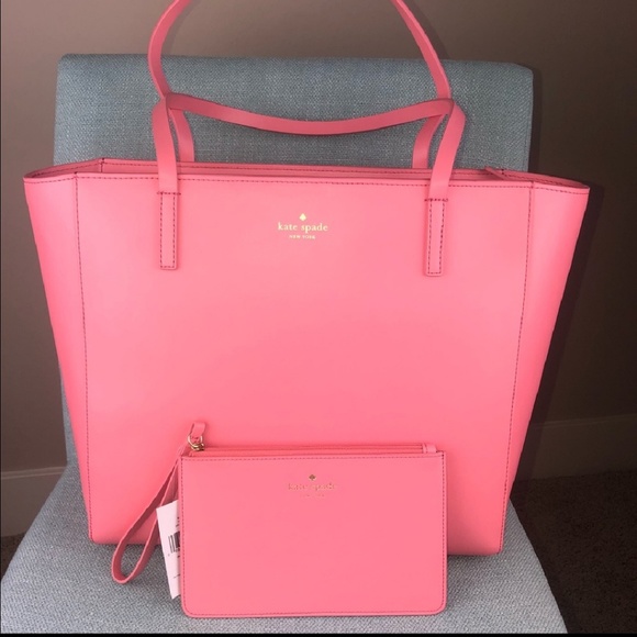 kate spade Handbags - SOLD! Kate Spade pink handbag and wallet set